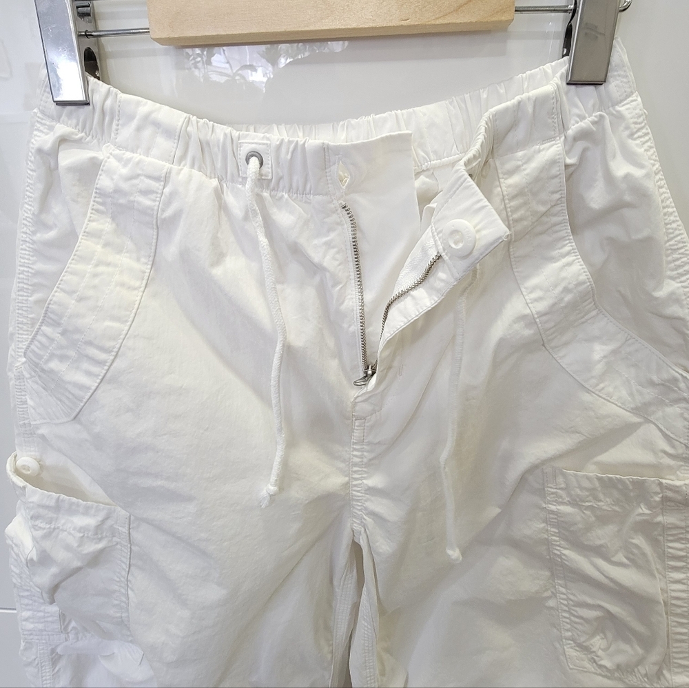 Aritzia TNA Stunt Parachute Pants White Baggy Utility Streetwear Women’s XS - Picture 13 of 17